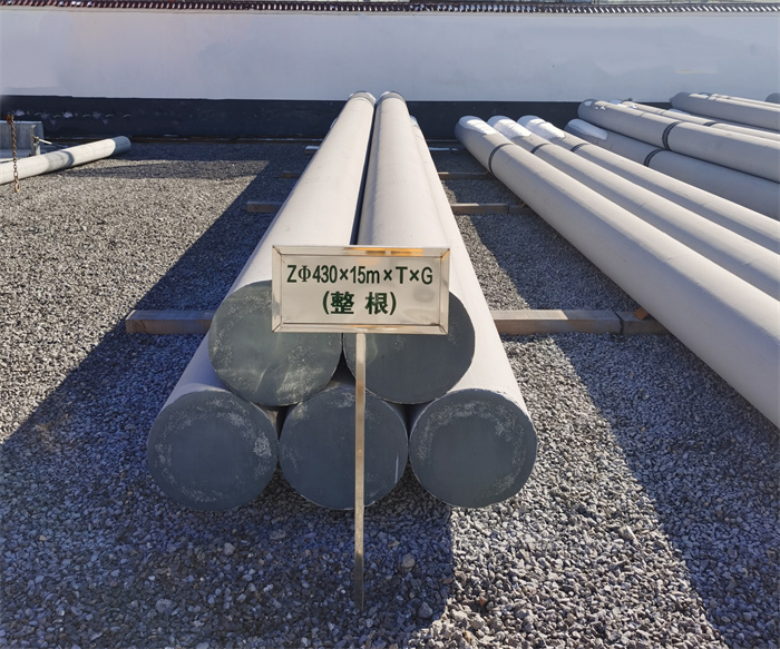 双滦430×15米×T×G终端电线杆